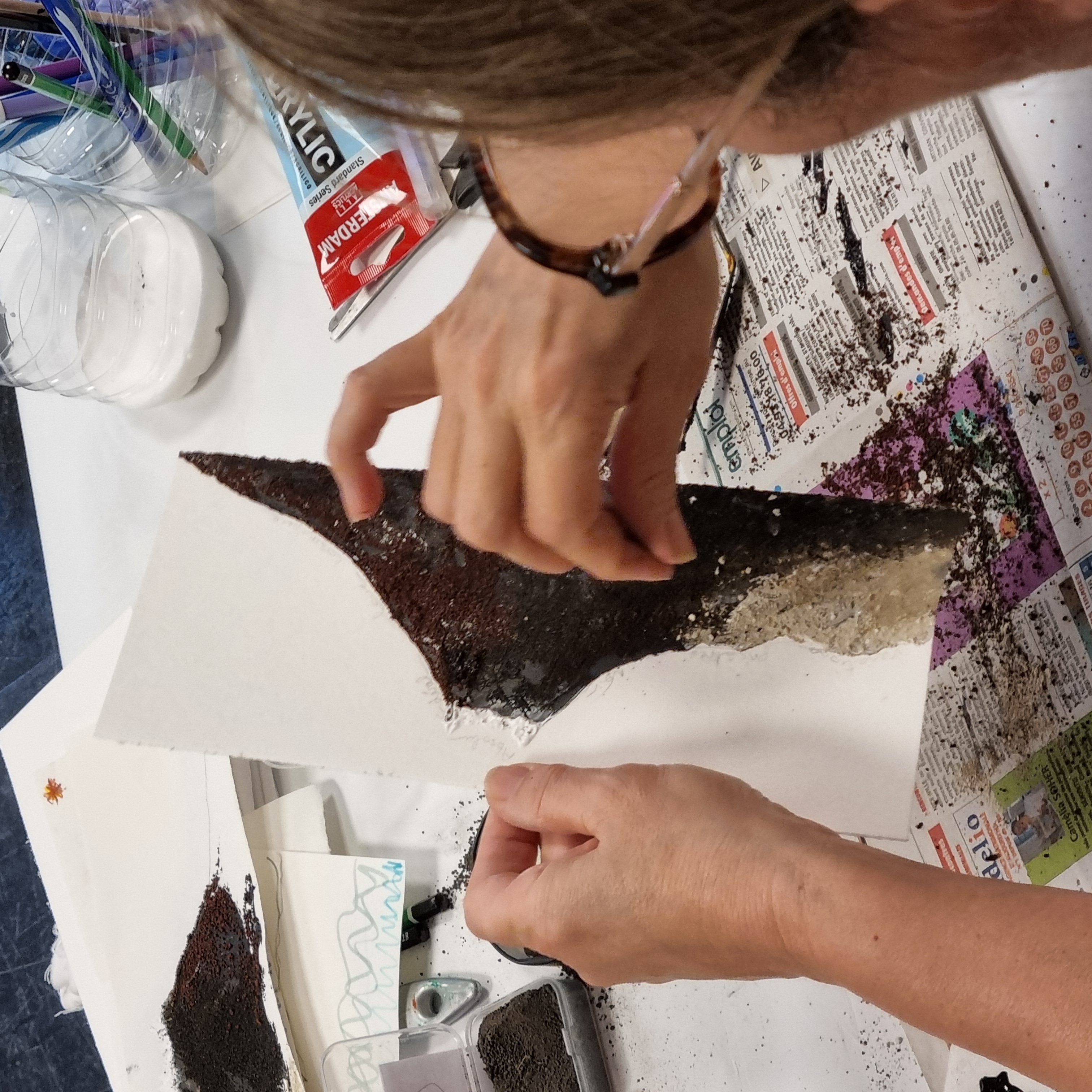 29 mars 2025 : Renc'art Atelier création d'un livre d'artiste avec Bernard Alligand.  Cliquer sur la légende pour en savoir plus sur le concept et les rendez-vous des Renc'arts