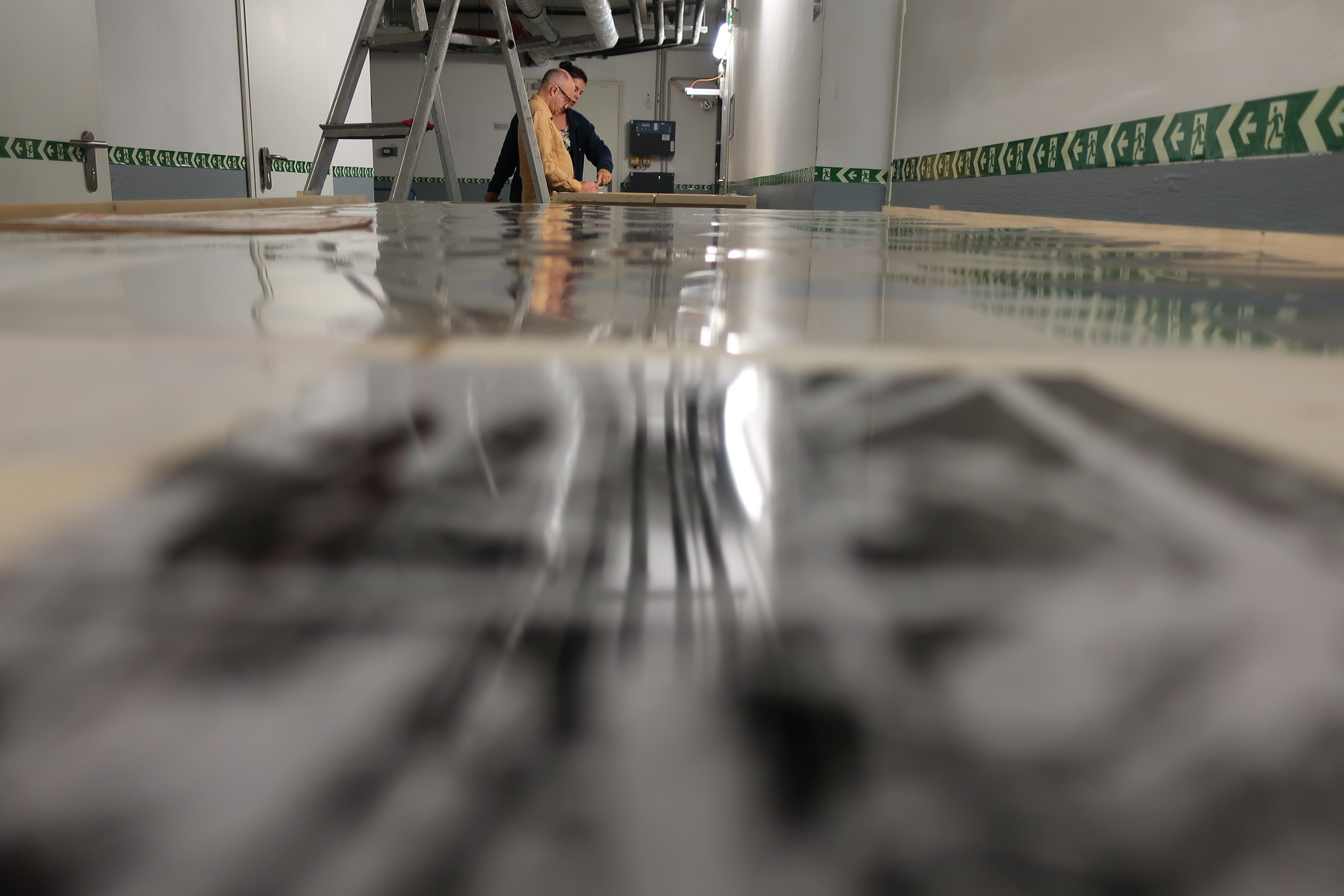 Montage de l'exposition qui aura lieu à la Mairie pour la Journée Européenne du Patrimoine 2025 